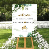 Engagement Party Welcome Board for Decoration