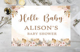 Boho Theme Baby Shower Table Mats for Decoration