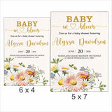 Baby In Bloom Theme Baby Shower E- Invite/Printed Invitation Card