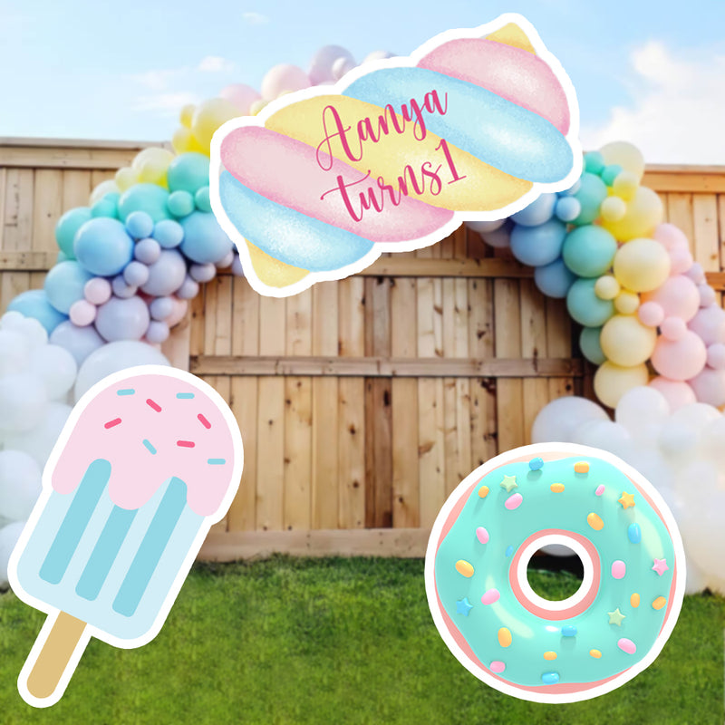 Candyland Theme Birthday Party Cutouts