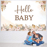 Boho Theme Baby Shower Party Personalized Backdrop