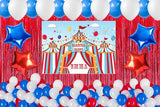 Carnival Birthday Complete Party Set With Personalized Backdrop