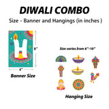 Diwali Hangings and Banner Combo for Diwali Decorations