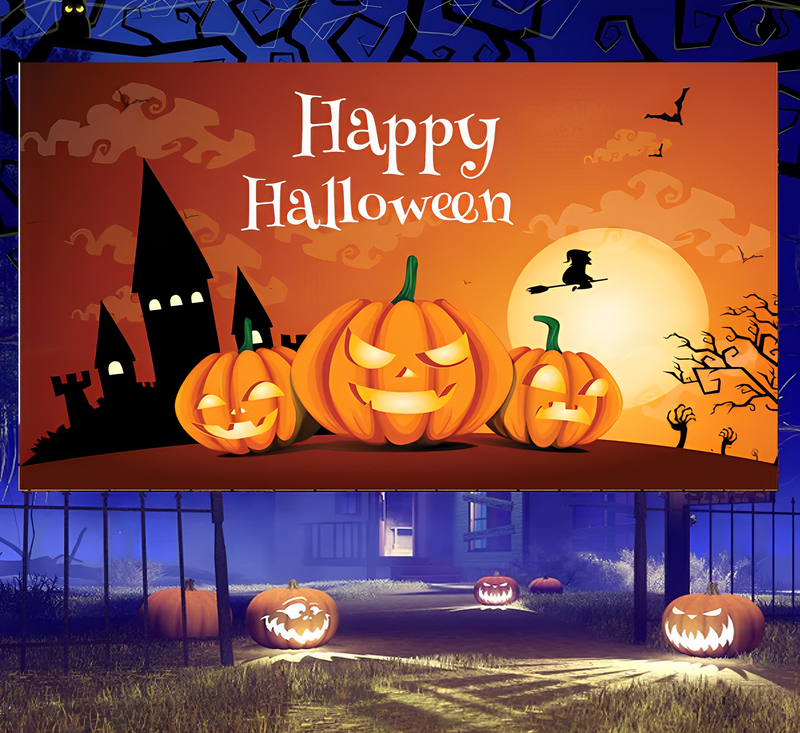 Halloween Party Decoration Backdrop