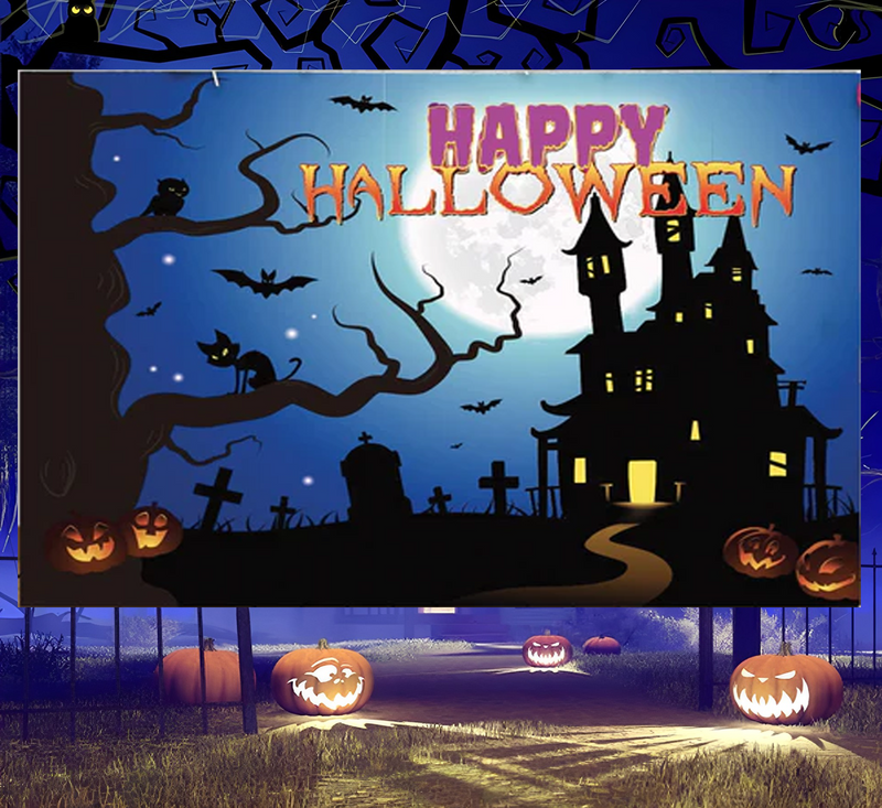 Halloween Party Decoration Backdrop