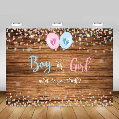 "Oh Baby" Theme Baby Shower Party Backdrop.