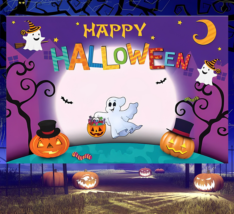 Halloween Party Decoration Backdrop