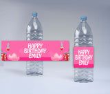 Pyjama Theme Birthday Party Water Bottle Labels