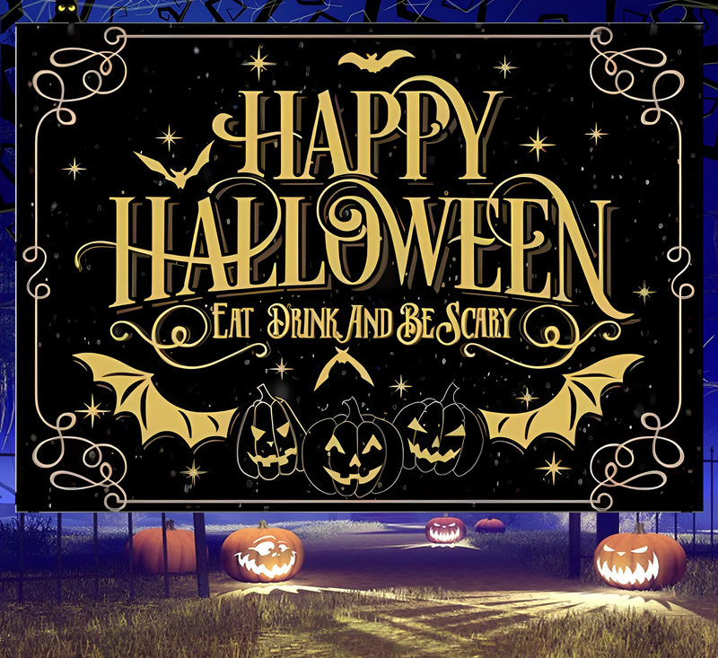 Halloween Party Decoration Backdrop