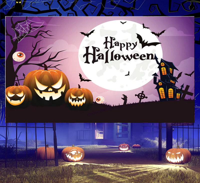 Halloween Party Decoration Backdrop