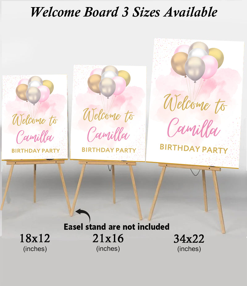 First Birthday Theme Birthday Party Yard Sign/Welcome Board