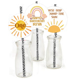 First Trip Around The Sun  Birthday Party Paper Decorative Straws