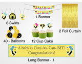 "What It Will Bee" Baby Shower Party Decoration Kit