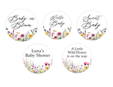 Wild Flower Theme Baby Shower Party Cake Decorating Kit