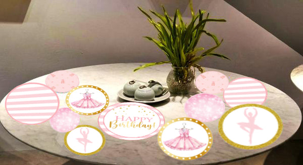 Ballerina Birthday Party Table Confetti