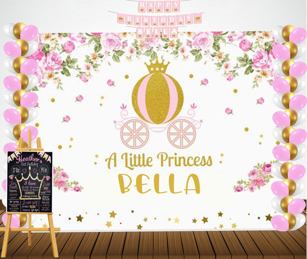 Princess Theme Birthday Party Personalized Multi-Saver Combo.