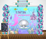 Little Mermaid Theme Birthday Party Personalized Multi-Saver Combo.