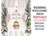 Indian Punjabi Wedding Anand Karaj  Ceremony Welcome Board  Sign for Decoration