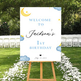 Twinkle Twinkle Little Star Theme Birthday Party Yard Sign/Welcome Board.