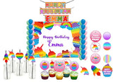 Pop It Theme Birthday Complete Personalize Party Kit