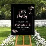 30th Theme Birthday Party Yard Sign/Welcome Board