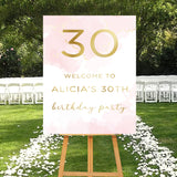 30th Theme Birthday Party Yard Sign/Welcome Board