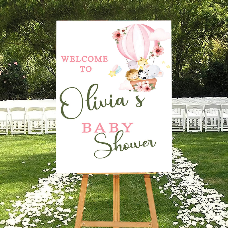 Baby Shower Welcome Board Sign for Decoration