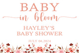 Baby In Bloom Theme Baby Shower Table Mats for Decoration