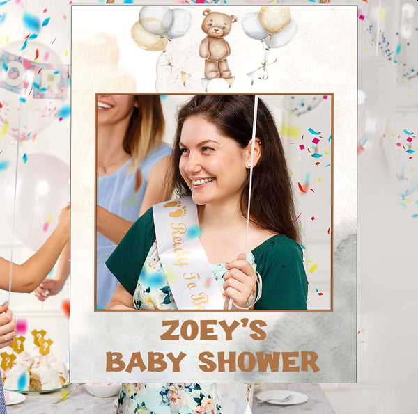 Baby Shower Party Selfie Photo Booth Frame