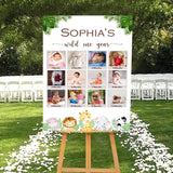 Wild one  Theme Baby First Year Photo Sign Board