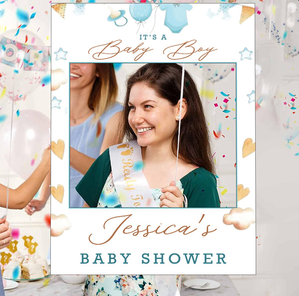 Baby Shower Party Selfie Photo Booth Frame