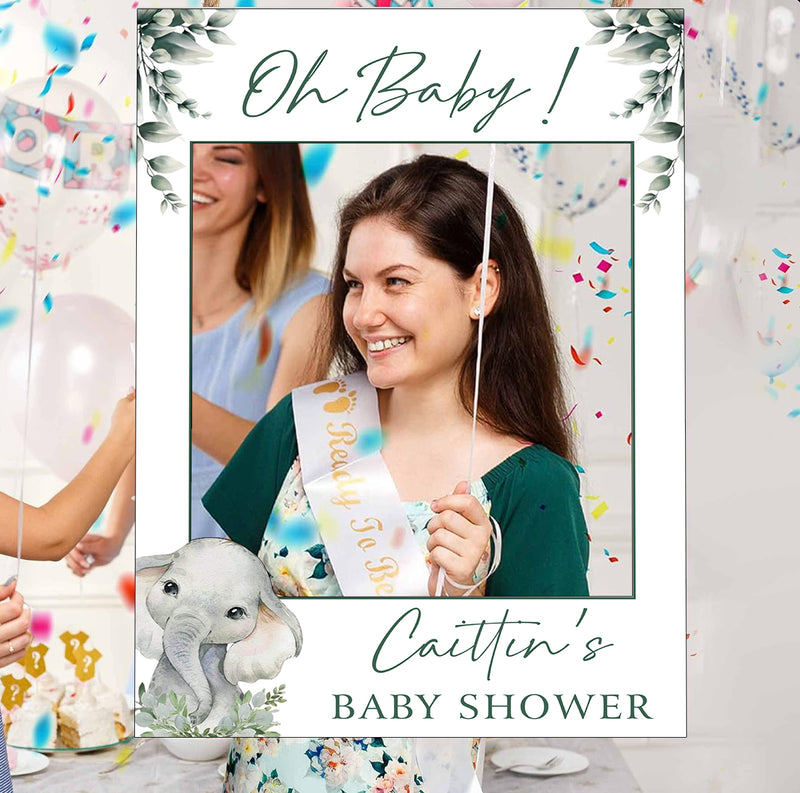 Baby Shower Party Selfie Photo Booth Frame