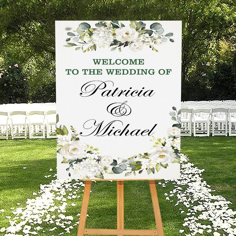 Wedding Welcome Sign Board for Decoration