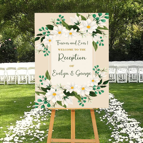 Reception Party Welcome Sign Board