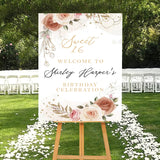 16th Theme Birthday Party Yard Sign/Welcome Board