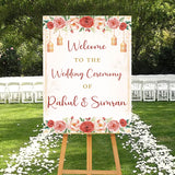 Indian Wedding Ceremony Welcome Board for Decoration