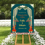 Indian Wedding Ceremony Welcome Board for Decoration