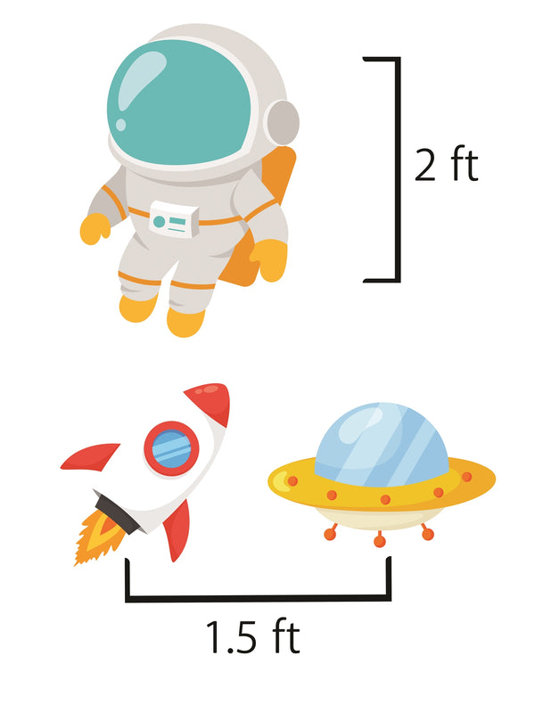 Space Theme Birthday Party Cutouts