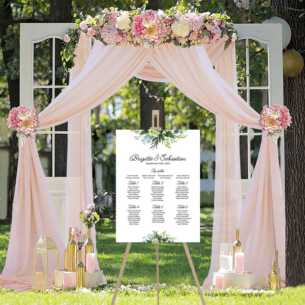 Wedding Find your Seat Sitting Layout Board