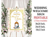 Indian Punjabi Wedding Anand Karaj Ceremony Welcome Board for Decoration