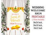 Haldi Ceremony Welcome Board for Decoration