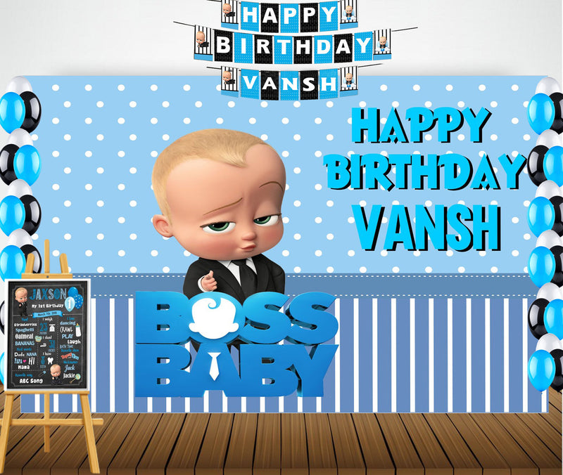 Boss Baby Birthday Party Personalized Multi-Saver Combo For Your Kids First Birthday