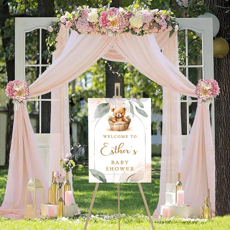 Baby Shower Welcome Board Sign for Decoration