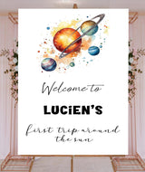 Space Theme Birthday Party Yard Sign/Welcome Board