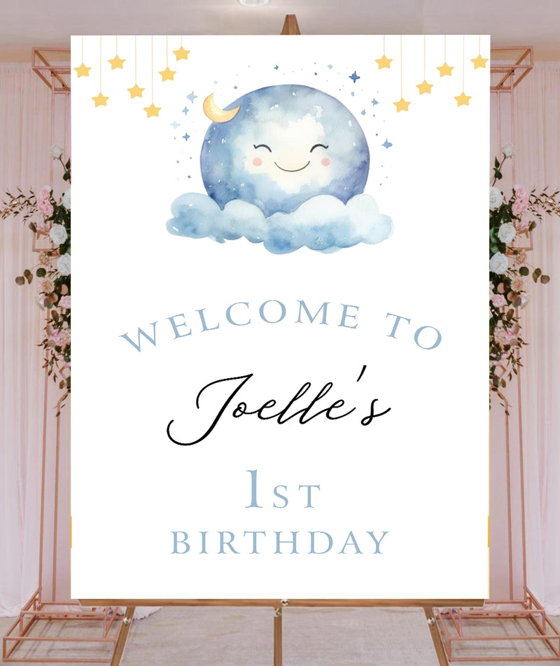 Twinkle Twinkle Little Star Theme Birthday Party Yard Sign/Welcome Board.