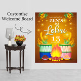 Lohri Party Personalized Yard Sign/Welcome Board