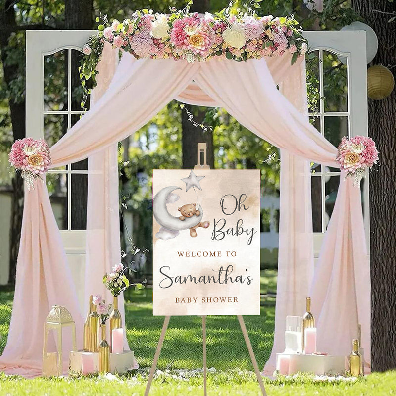 Baby Shower Welcome Board Sign for Decoration