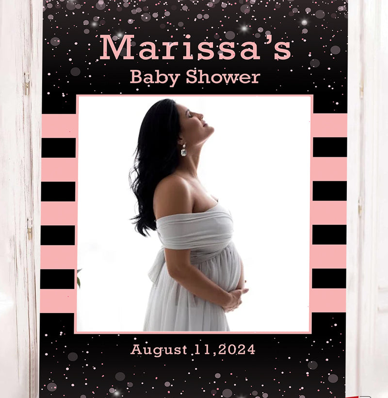 Baby Shower Party Selfie Photo Booth Frame