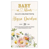 Baby In Bloom Theme Baby Shower E- Invite/Printed Invitation Card