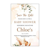 Boho Theme Baby Shower E- Invite/Printed Invitation Card